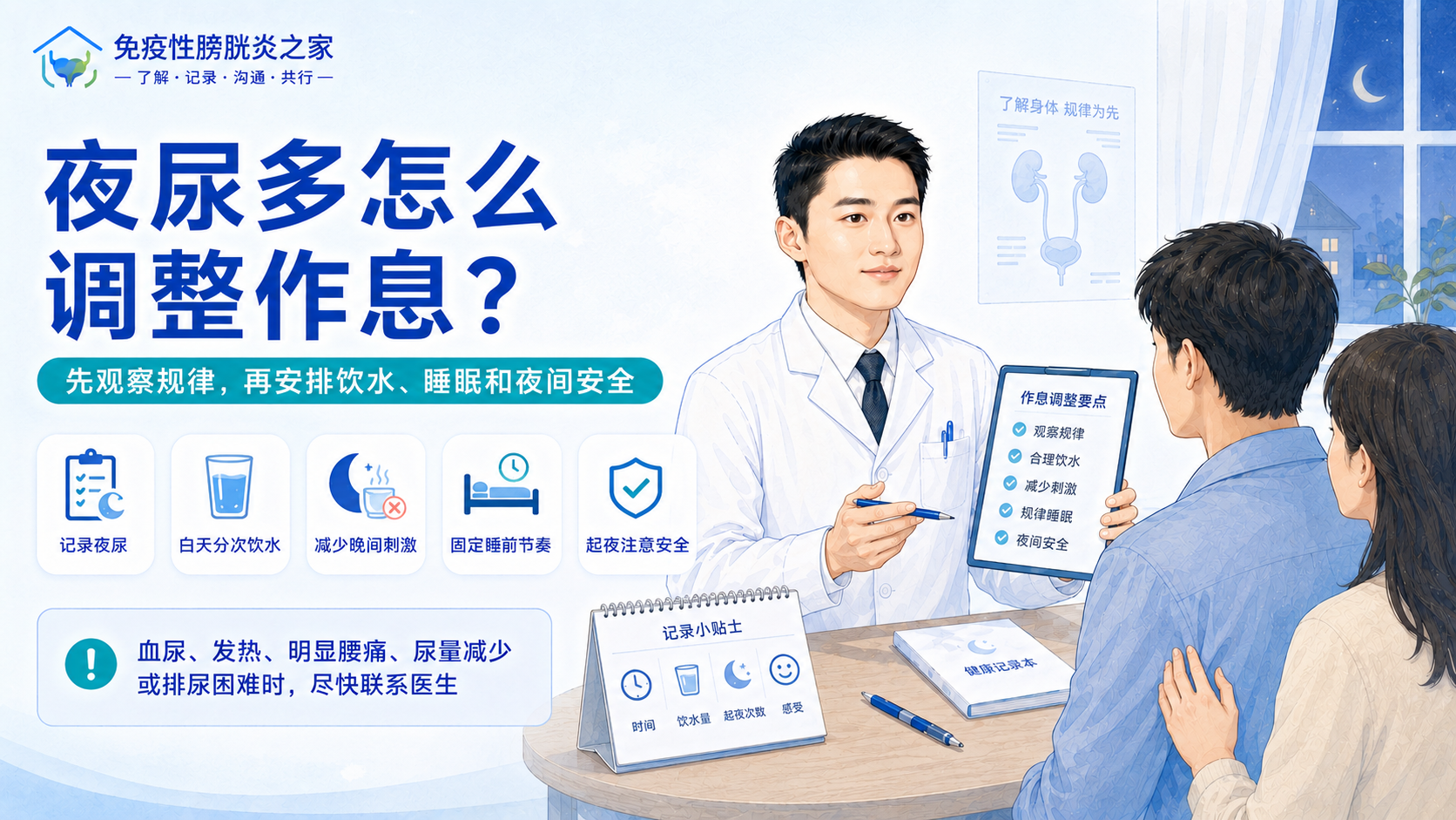 夜尿多怎么调整作息？