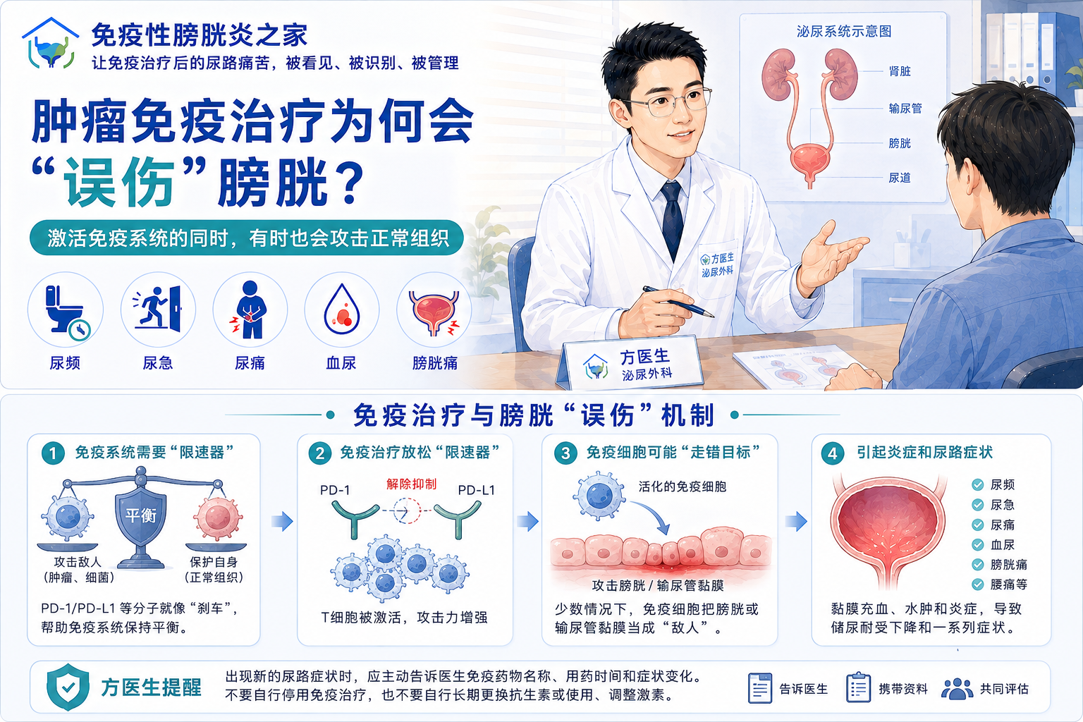 免疫治疗为何会“误伤”膀胱？